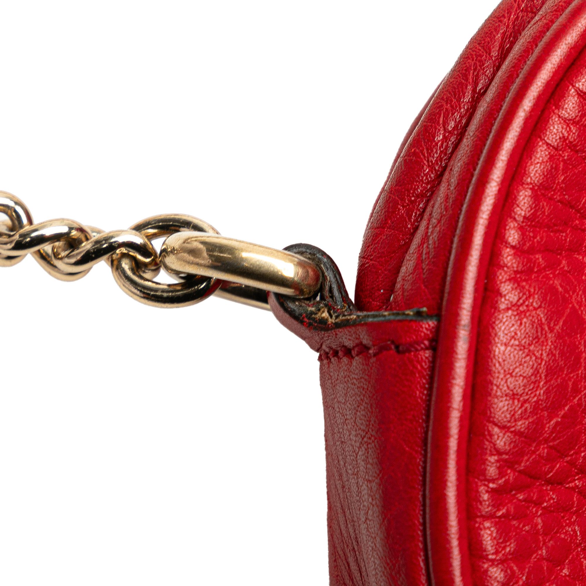 Gucci Gucci Mini Pebbled Calfskin Soho Chain Crossbody Size ONE SIZE - 8 Thumbnail