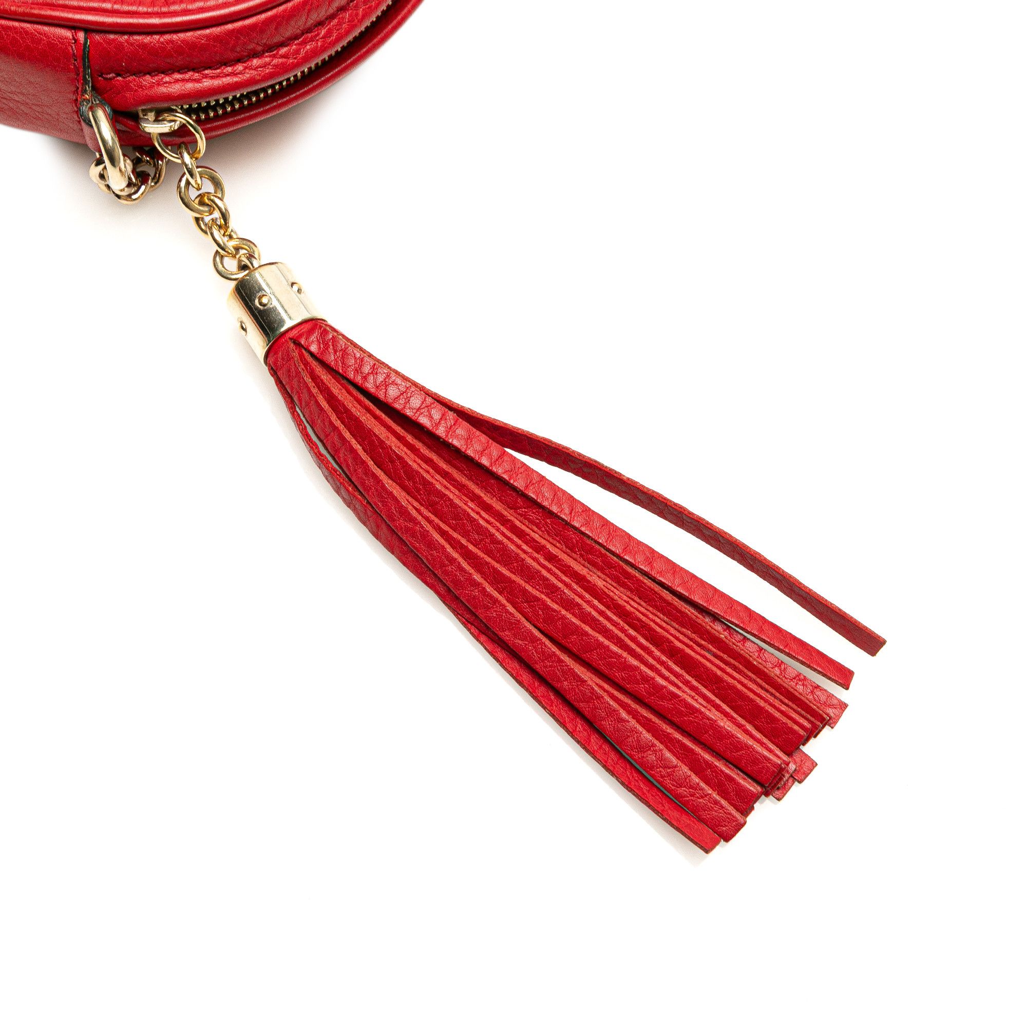 Gucci Gucci Mini Pebbled Calfskin Soho Chain Crossbody Size ONE SIZE - 9 Thumbnail