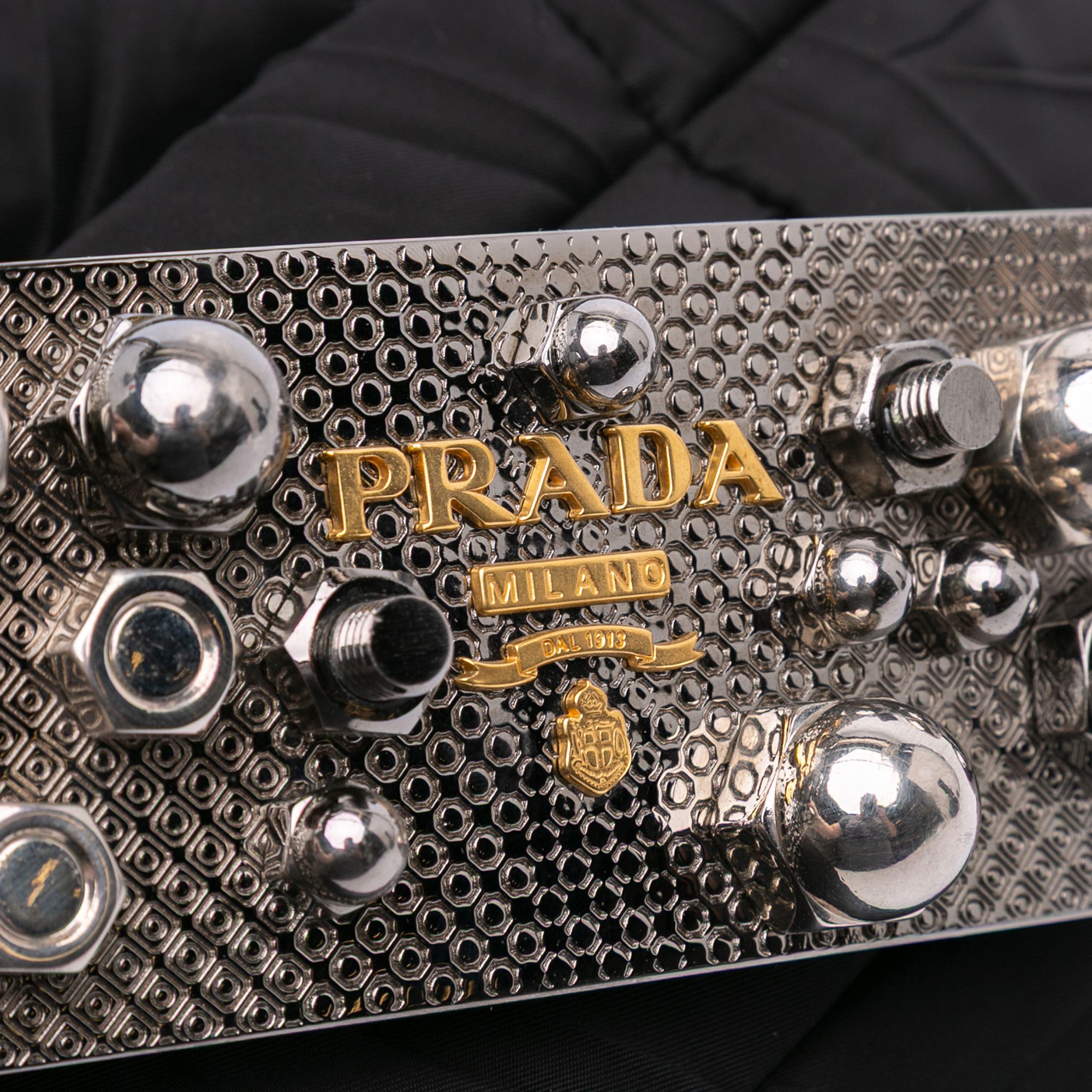 Prada Prada Quilted Tessuto Messenger Bag Size ONE SIZE - 7 Thumbnail