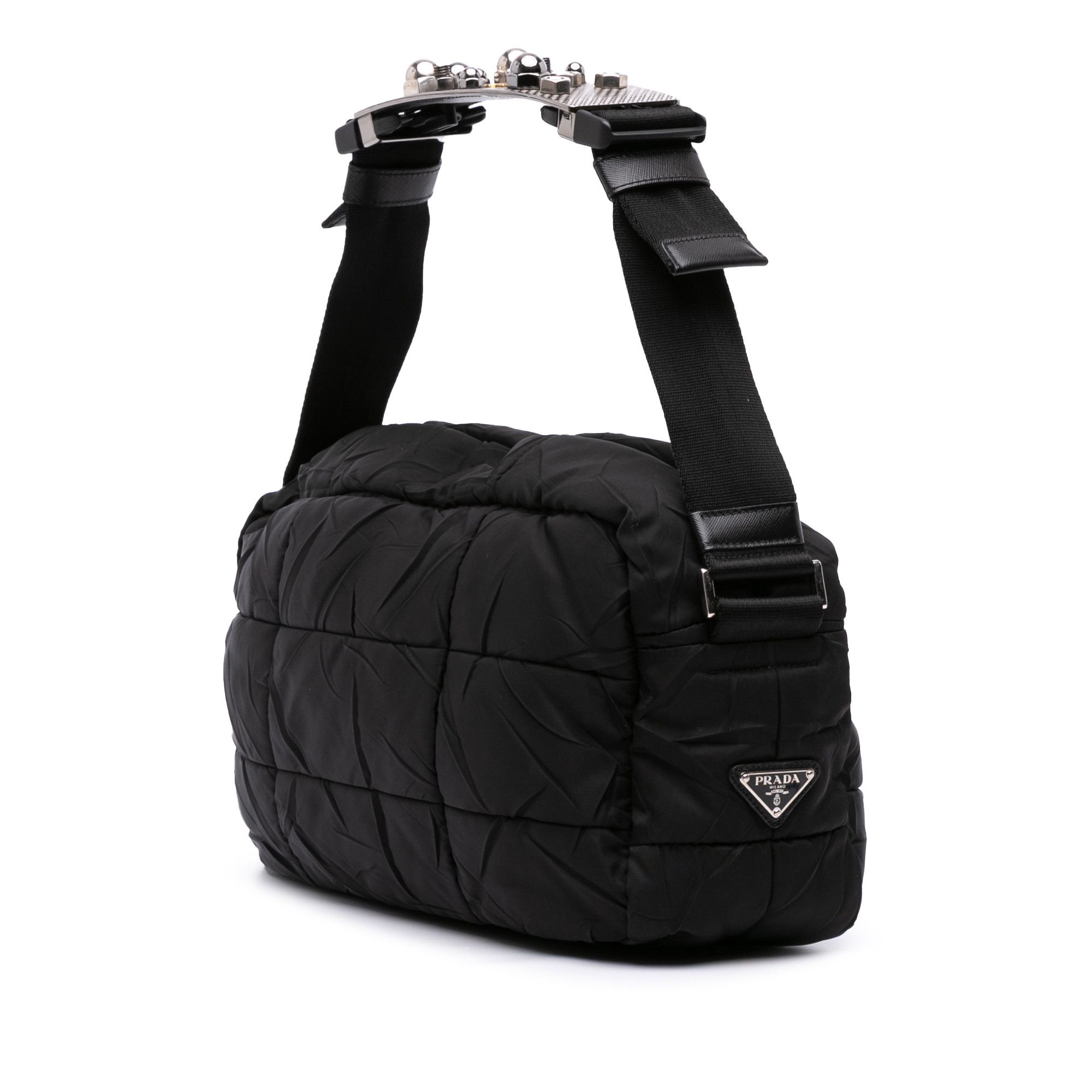 Prada Prada Quilted Tessuto Messenger Bag Size ONE SIZE - 2 Thumbnail