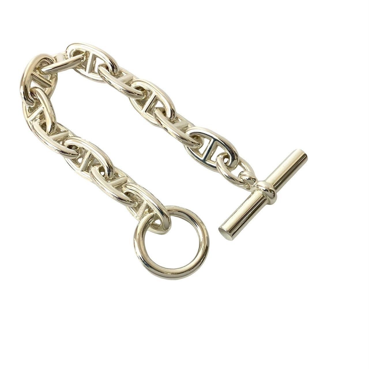 Hermes Hermes Hermes Chaine d'Ancre Silver 925 Bracelet Metal Bracelet Size ONE SIZE - 5 Thumbnail