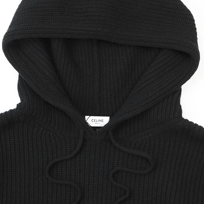 Celine Celine Celine PARIS 100% Wool Hoodie Others Sweatshirts & Hoodies 2A10X666Q Size ONE SIZE - 2 Thumbnail