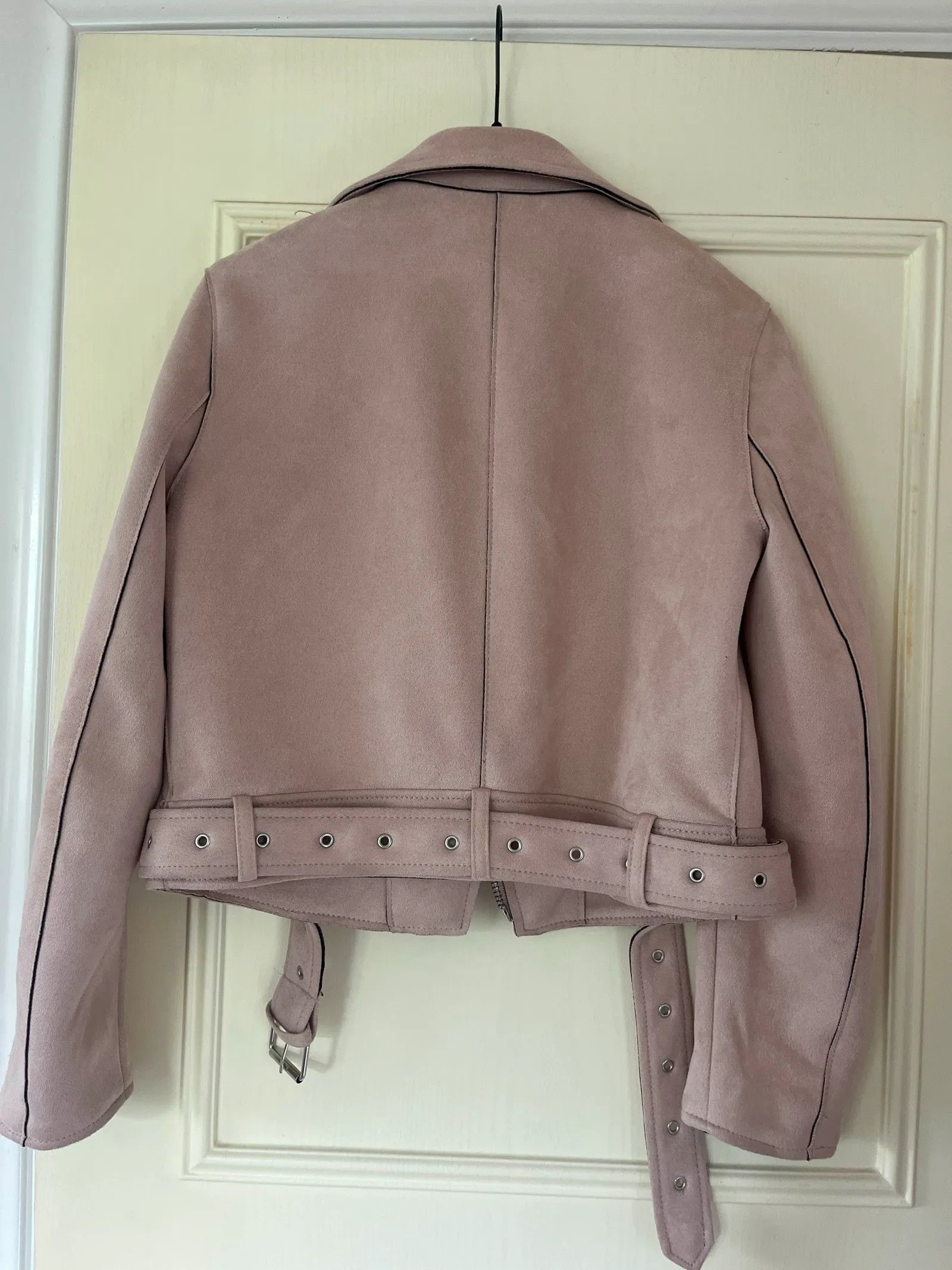 Zara Zara Leather Jacket Size S / US 4 / IT 40 - 3 Thumbnail