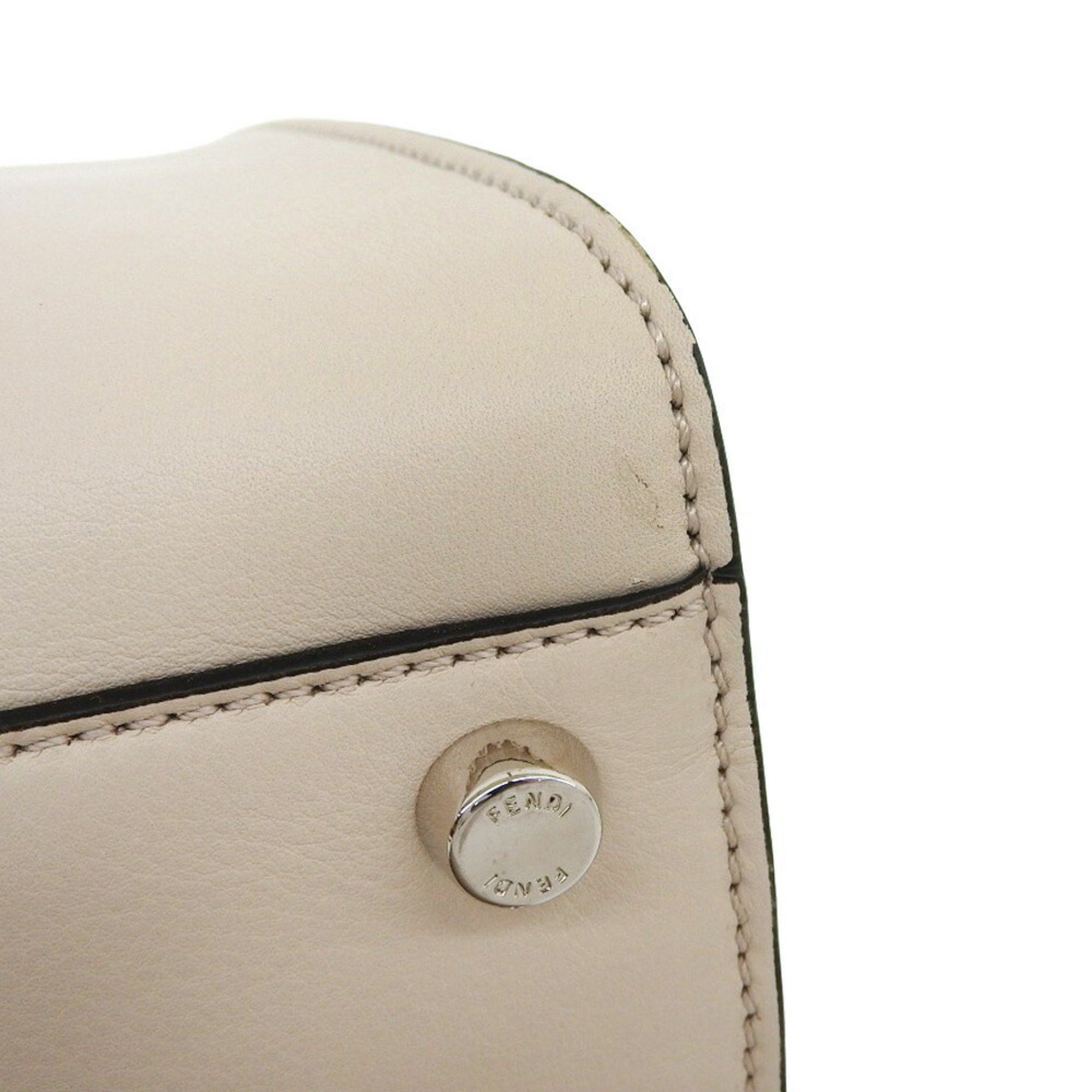 Fendi FENDI Peekaboo Iconic Essential 8BN302 SMQ F11C9 Bag Leather Size ONE SIZE - 4 Thumbnail
