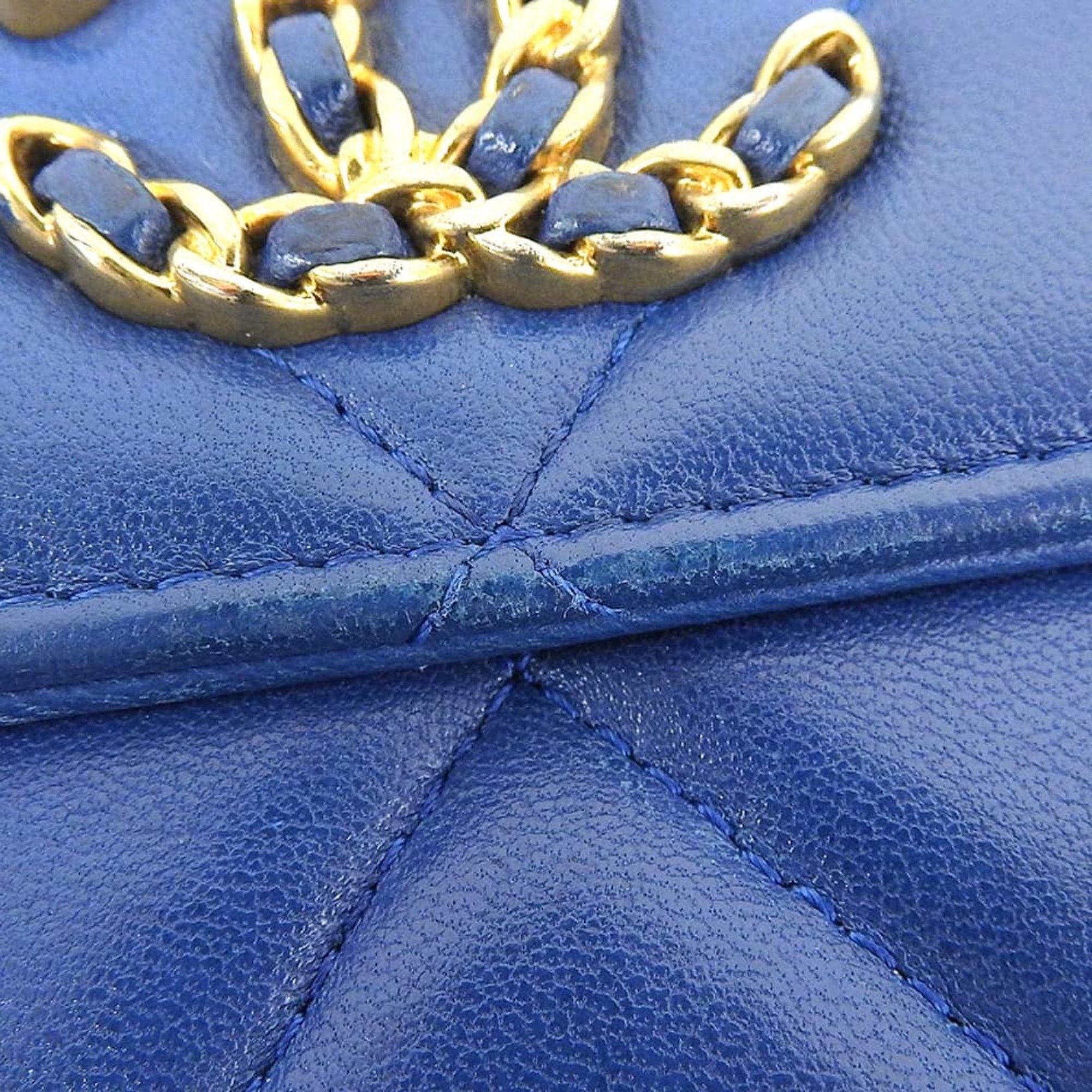 Chanel Chanel 19 Long Flap Wallet AP0955 with sticker 30 series long wallet Coco mark Size ONE SIZE - 7 Thumbnail