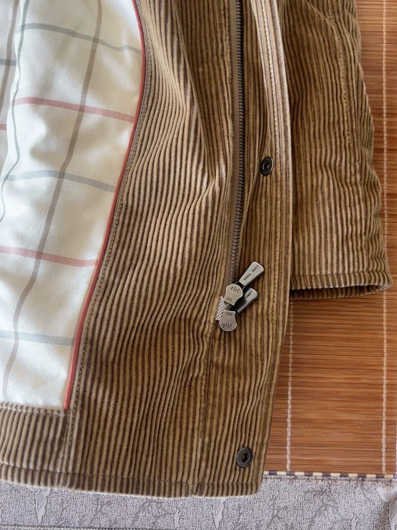 Loro Piana Loro Piana Brown Corduroy Storm Coat -dmc Size US XL / EU 56 / 4 - 5 Thumbnail