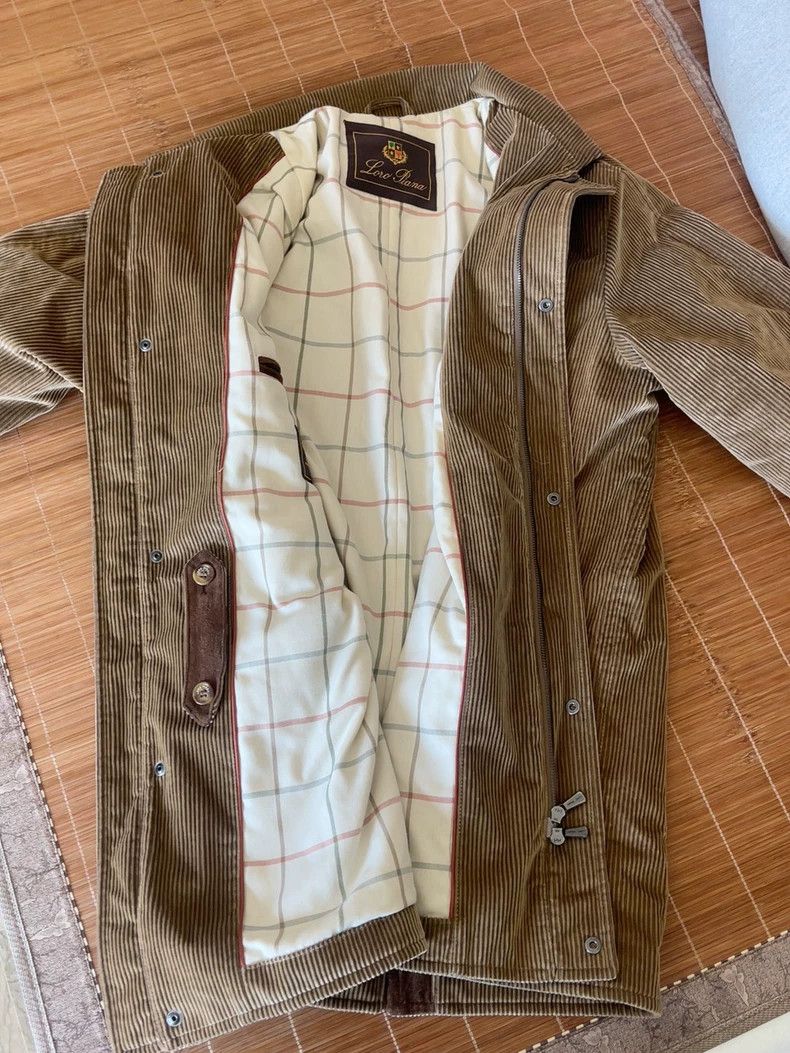 Loro Piana Loro Piana Brown Corduroy Storm Coat -dmc Size US XL / EU 56 / 4 - 7 Thumbnail