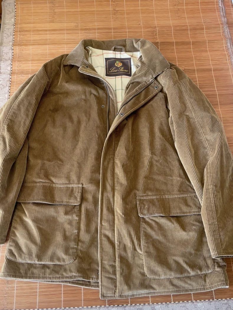 Loro Piana Loro Piana Brown Corduroy Storm Coat -dmc Size US XL / EU 56 / 4 - 2 Thumbnail