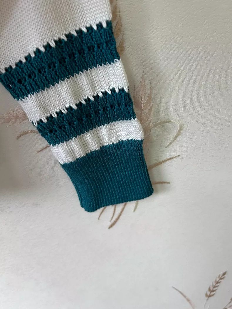 Loro Piana Loro Piana Striped Silk-Cotton Sweater -dmc Size US XS / EU 42 / 0 - 6 Thumbnail