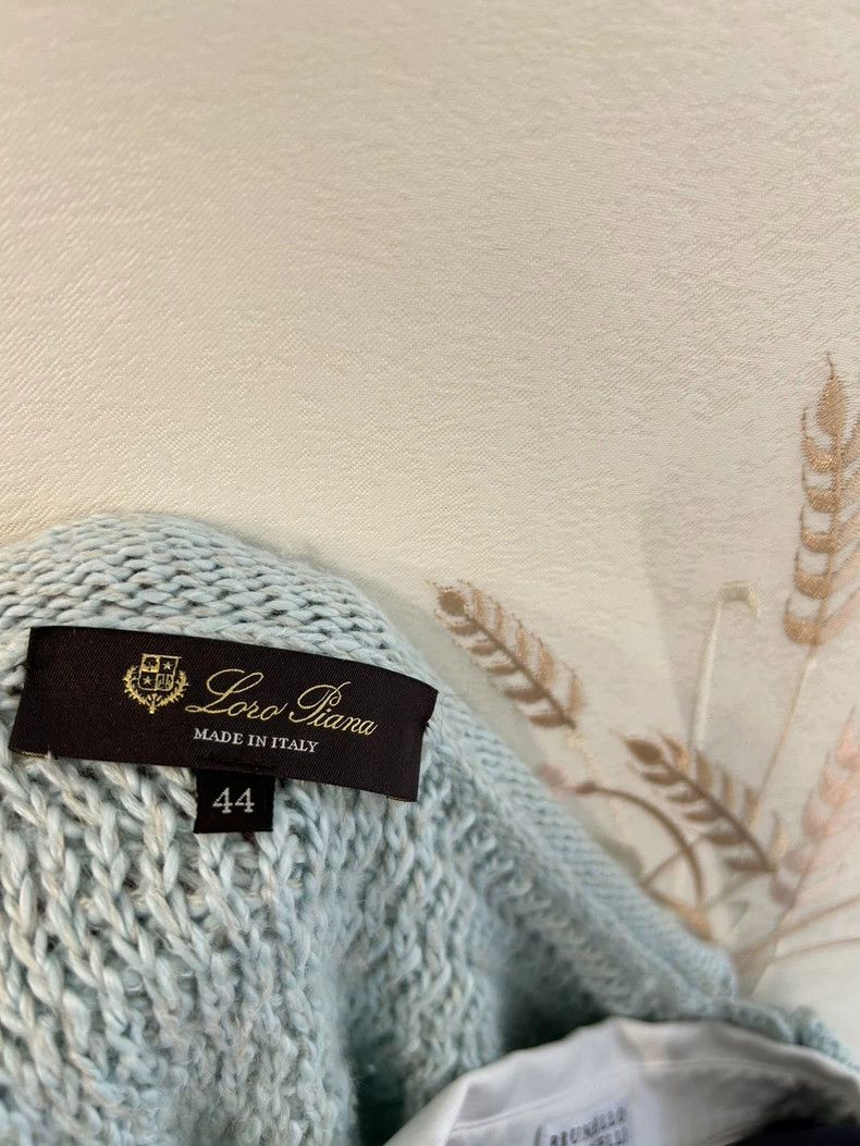 Ermenegildo Zegna Loro Piana Knit Cashmere Cotton Sweater -dmc Size US L / EU 52-54 / 3 - 5 Thumbnail