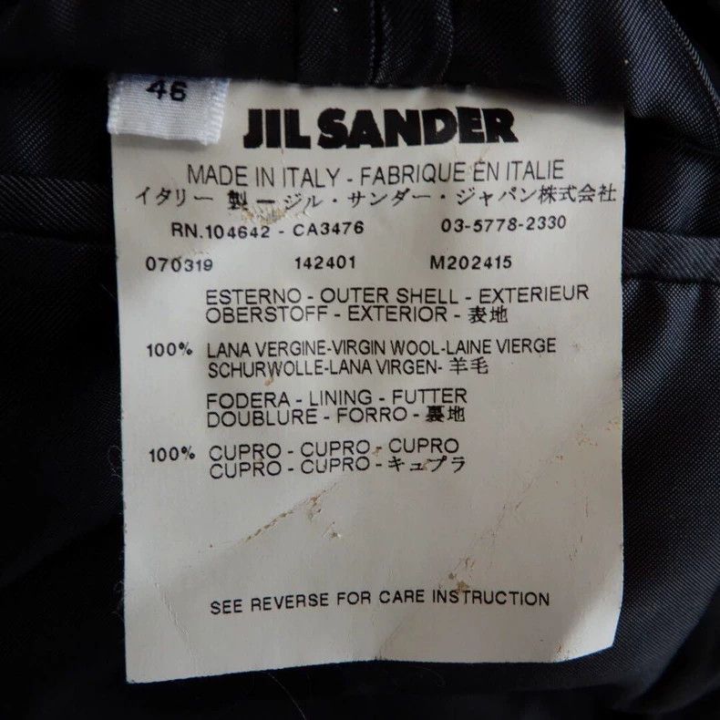 Jil Sander Jil Sander Slim Fit Wool Blazer -dmc Size US L / EU 52-54 / 3 - 5 Thumbnail
