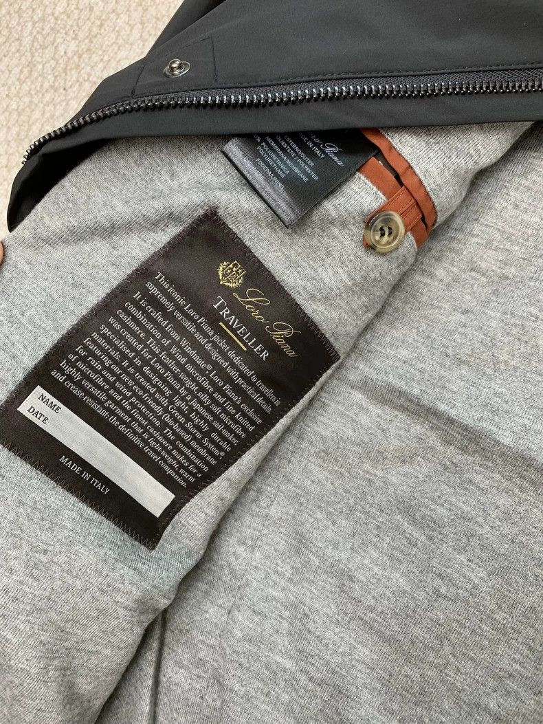 Ermenegildo Zegna Loro Piana Traveler Series cashmere lining windbreaker coat -dmc Size US L / EU 52-54 / 3 - 7 Thumbnail