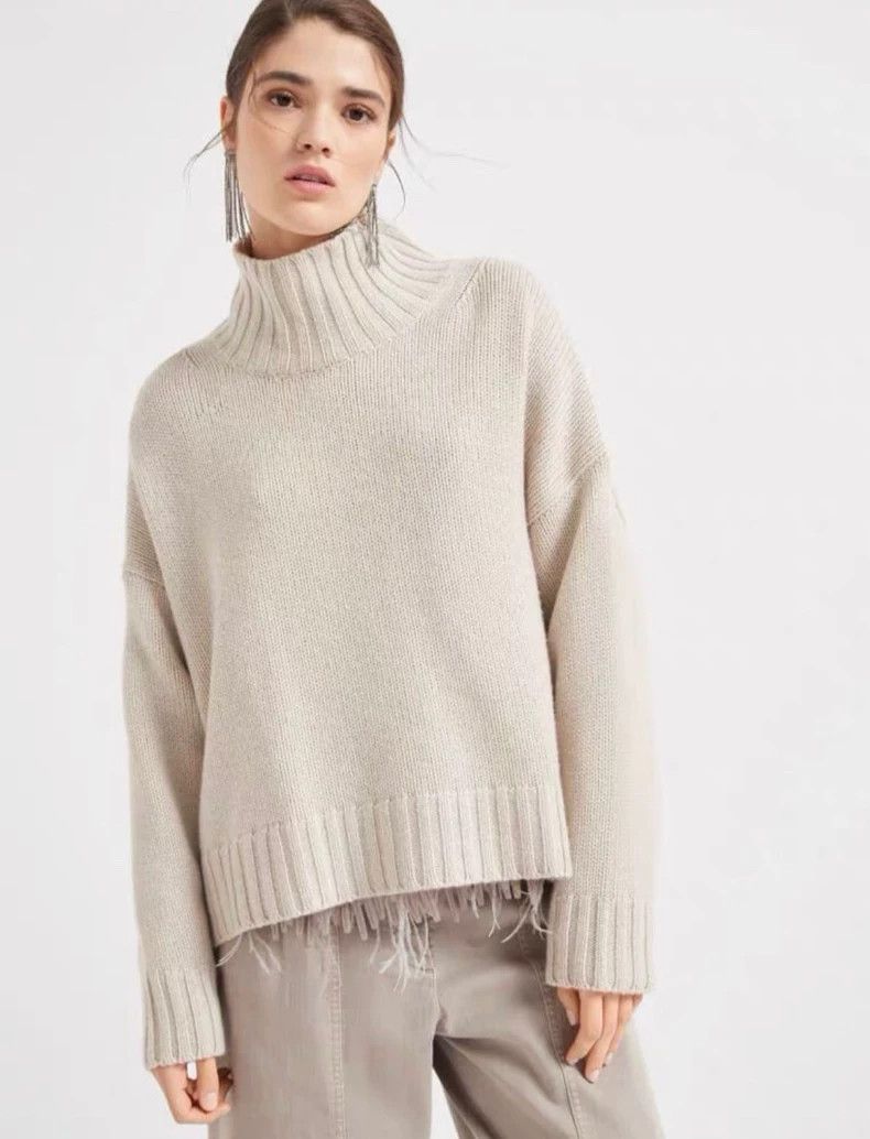 Ermenegildo Zegna Loro Piana Baby Cashmere Turtleneck Sweater -dmc Size US XS / EU 42 / 0 - 8 Thumbnail