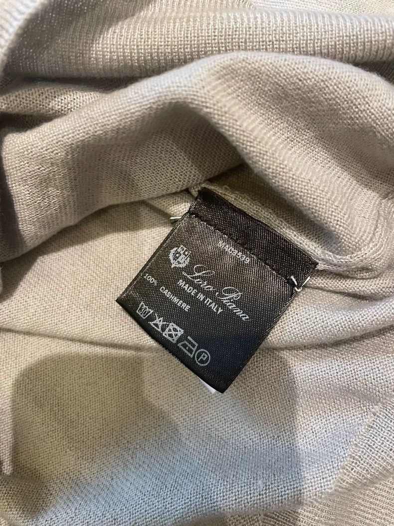 Ermenegildo Zegna Loro Piana Gray-Green Turtleneck Cashmere Sweater -dmc Size US S / EU 44-46 / 1 - 5 Thumbnail