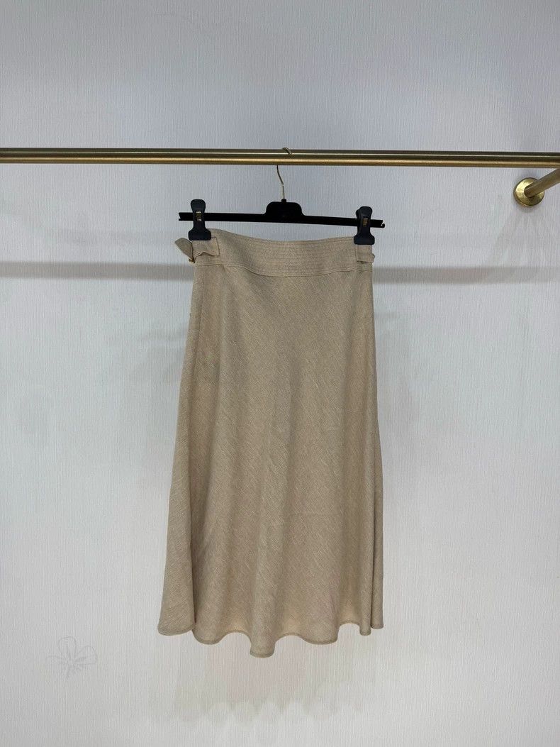 Loro Piana Loro Piana 24 Autumn Winter Linen Skirt -dmc Size US 38 / EU 54 - 4 Thumbnail