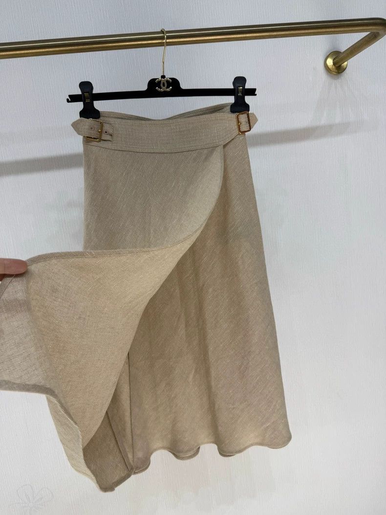 Loro Piana Loro Piana 24 Autumn Winter Linen Skirt -dmc Size US 38 / EU 54 - 3 Thumbnail