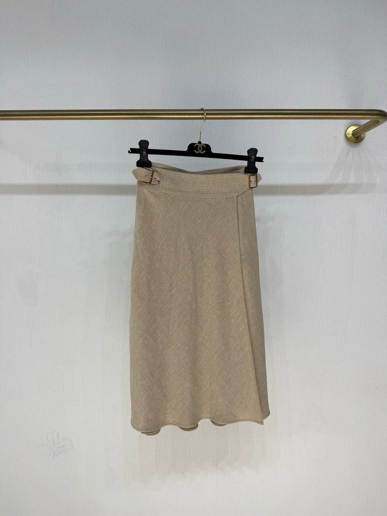 Loro Piana Loro Piana 24 Autumn Winter Linen Skirt -dmc Size US 38 / EU 54 - 2 Thumbnail