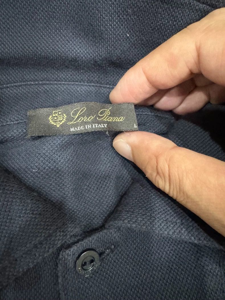 Ermenegildo Zegna Loro Piana Golf Long Sleeve Polo Shirt -dmc Size US L / EU 52-54 / 3 - 5 Thumbnail