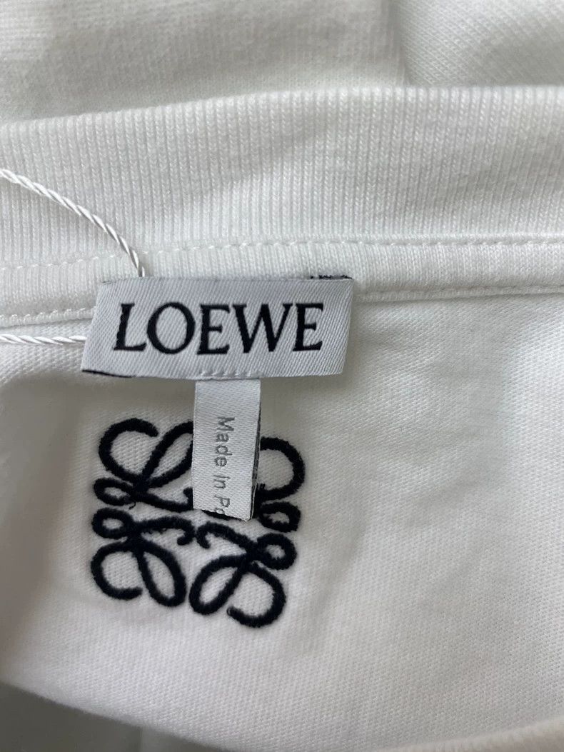 Loewe LOEWE White Candle Print Short Sleeve T-shirt -dmc Size US XS / EU 42 / 0 - 5 Thumbnail