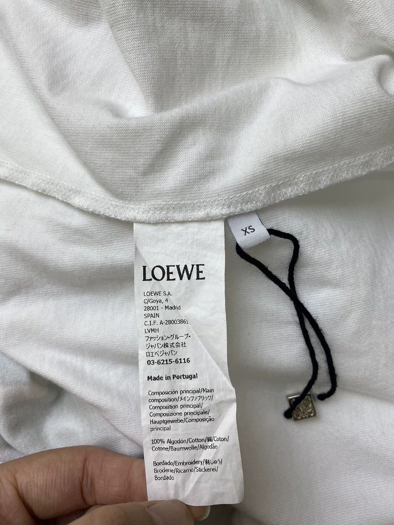 Loewe LOEWE White Candle Print Short Sleeve T-shirt -dmc Size US XS / EU 42 / 0 - 6 Thumbnail