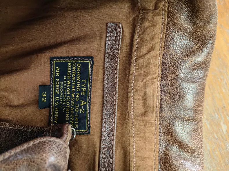 The Real McCoy's THE REAL MCCOY'S A2 Leather Jacket -dmc Size US XS / EU 42 / 0 - 4 Thumbnail