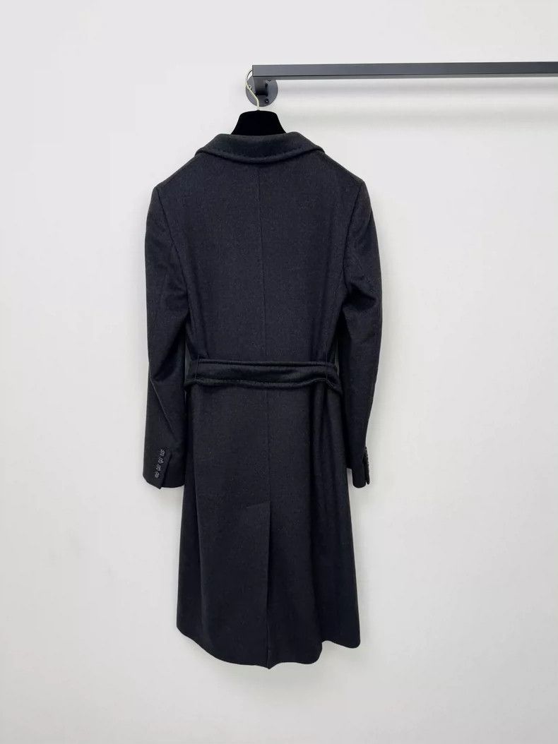 Max Mara Maxmara Gray Cashmere Long Coat -dmc Size US M / EU 48-50 / 2 - 5 Thumbnail