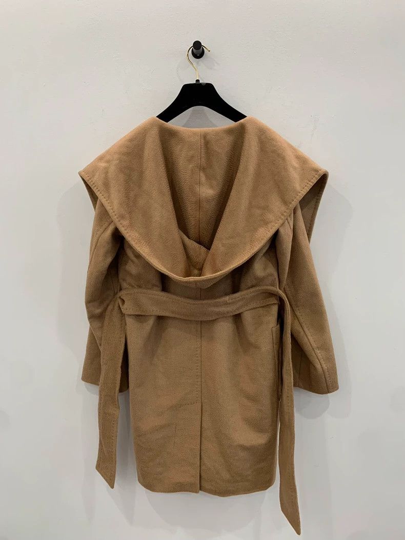 Max Mara MaxMara Rialto Camel Hair Hooded Coat -dmc Size US S / EU 44-46 / 1 - 3 Thumbnail