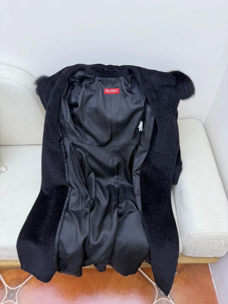Max Mara MaxMara Fur Collar Wool Coat -dmc Size US M / EU 48-50 / 2 - 5 Thumbnail