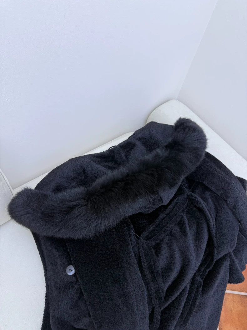 Max Mara MaxMara Fur Collar Wool Coat -dmc Size US M / EU 48-50 / 2 - 6 Thumbnail