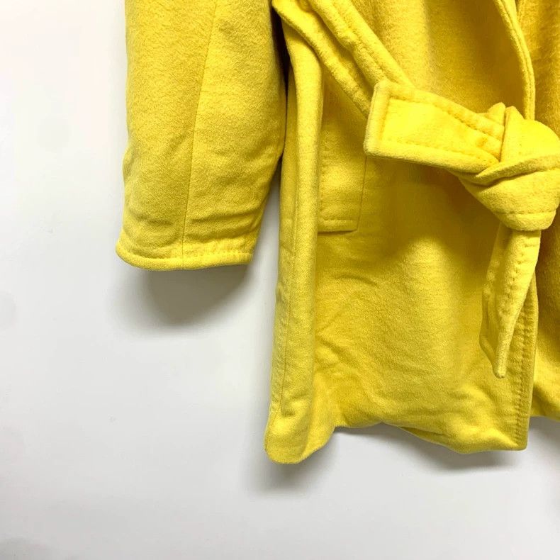 Max Mara Maxmara Wool Cashmere Yellow Coat -dmc Size US XS / EU 42 / 0 - 8 Thumbnail