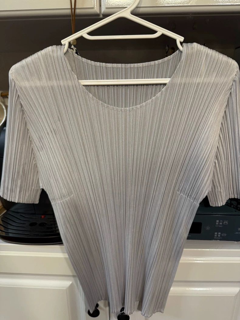 Issey Miyake Issey Miyake Pleats Please Pleated Short Sleeve -dmc Size US M / EU 48-50 / 2 - 2 Thumbnail