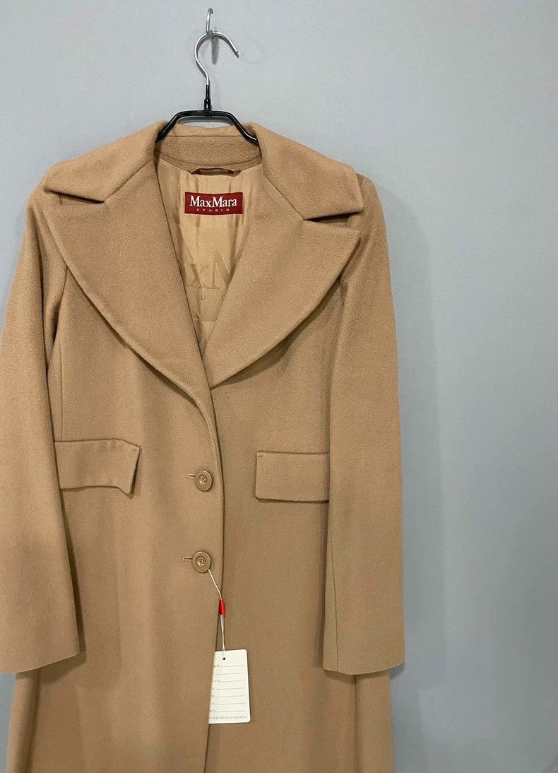 Max Mara MaxMara Camel Wool Long Coat -dmc Size US M / EU 48-50 / 2 - 3 Thumbnail