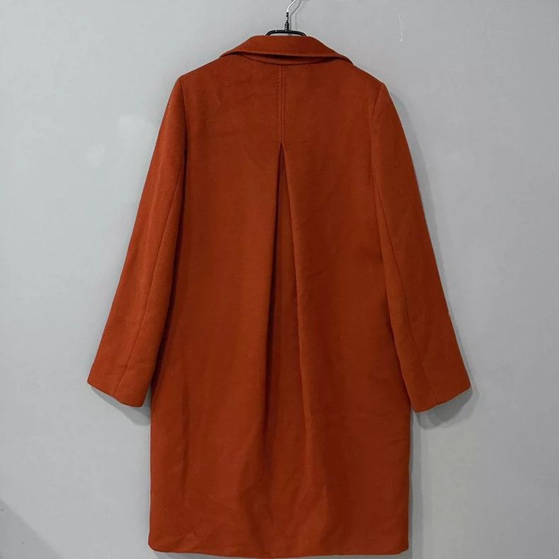 Max Mara MaxMara Orange Wool Long Coat -dmc Size US M / EU 48-50 / 2 - 3 Thumbnail