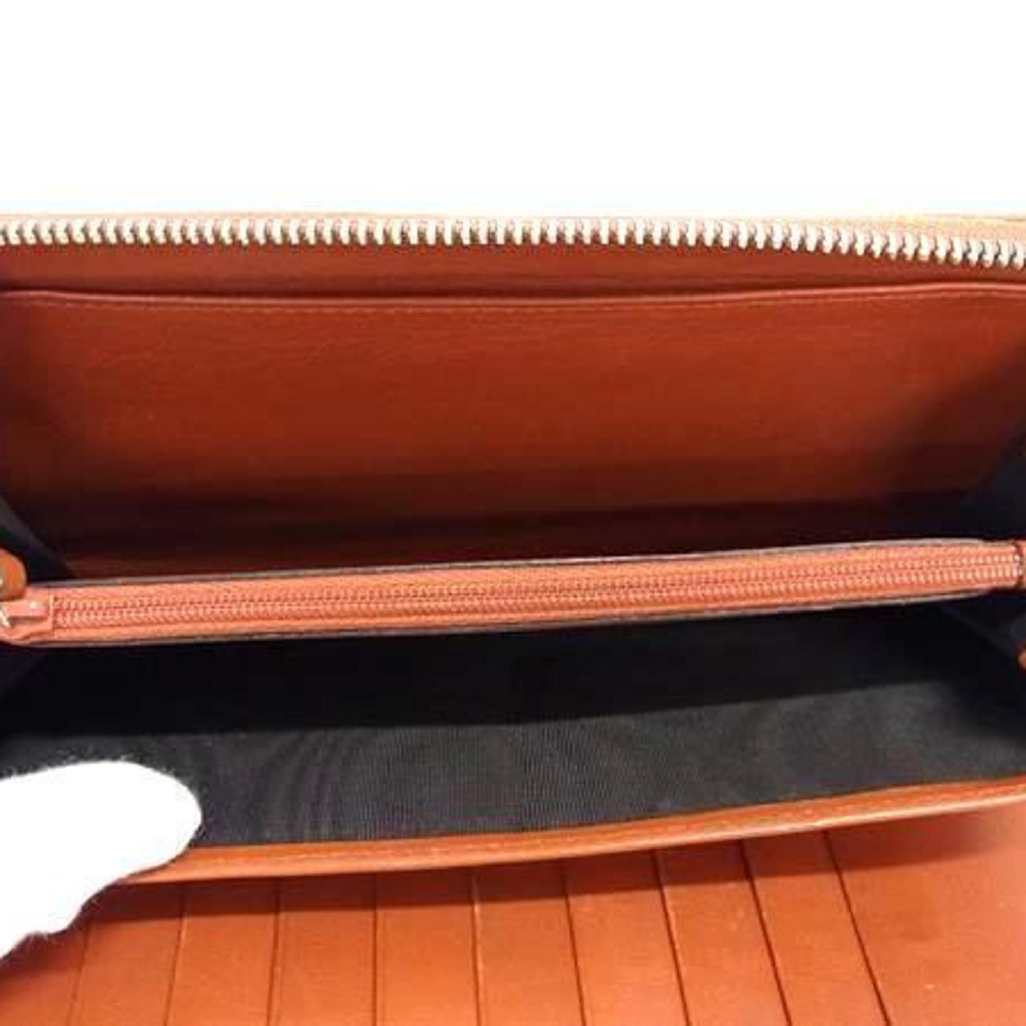Gucci GUCCI Micro Guccissima Organizer Long Wallet 233194 Brown Leather Round for Men and Women Size ONE SIZE - 4 Thumbnail