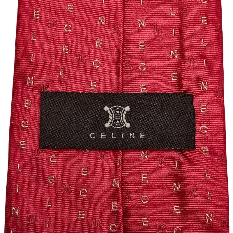 Celine Celine Celine Triomphe Logo Silk Tie Others Necktie DUTY FREE for USA Size ONE SIZE - 4 Thumbnail