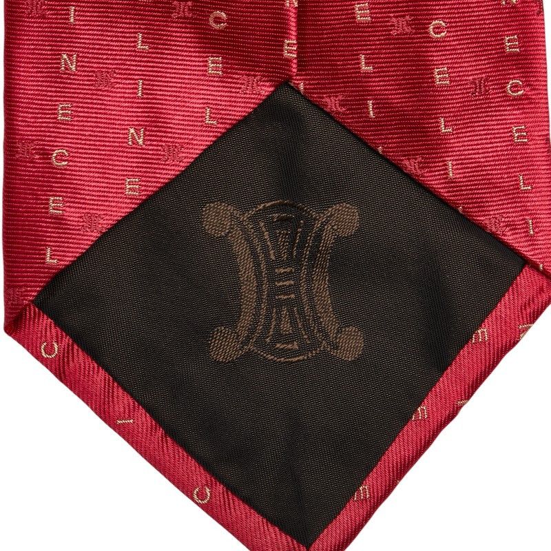 Celine Celine Celine Triomphe Logo Silk Tie Others Necktie DUTY FREE for USA Size ONE SIZE - 3 Thumbnail