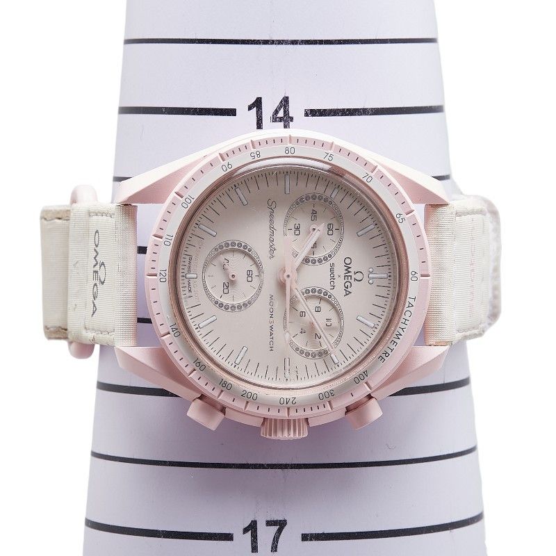 Omega Omega Omega MoonSwatch MISSION TO VENUS Ceramic Ceramic Quartz SO33P100 DUTY FREE for USA Size ONE SIZE - 14 Thumbnail
