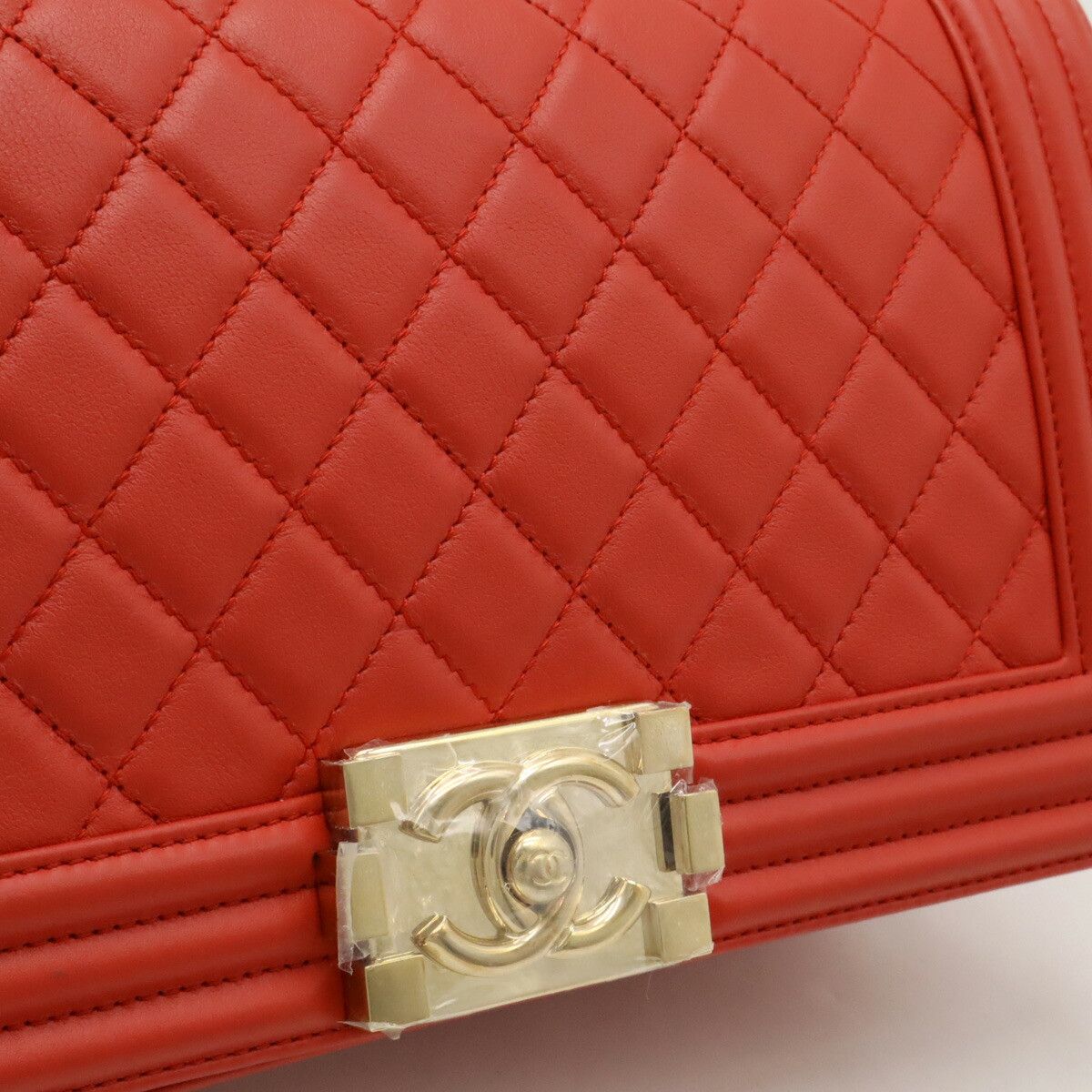 Chanel Chanel Boy Chanel Leather Shoulder Bag Leather Crossbody Bag A67086
