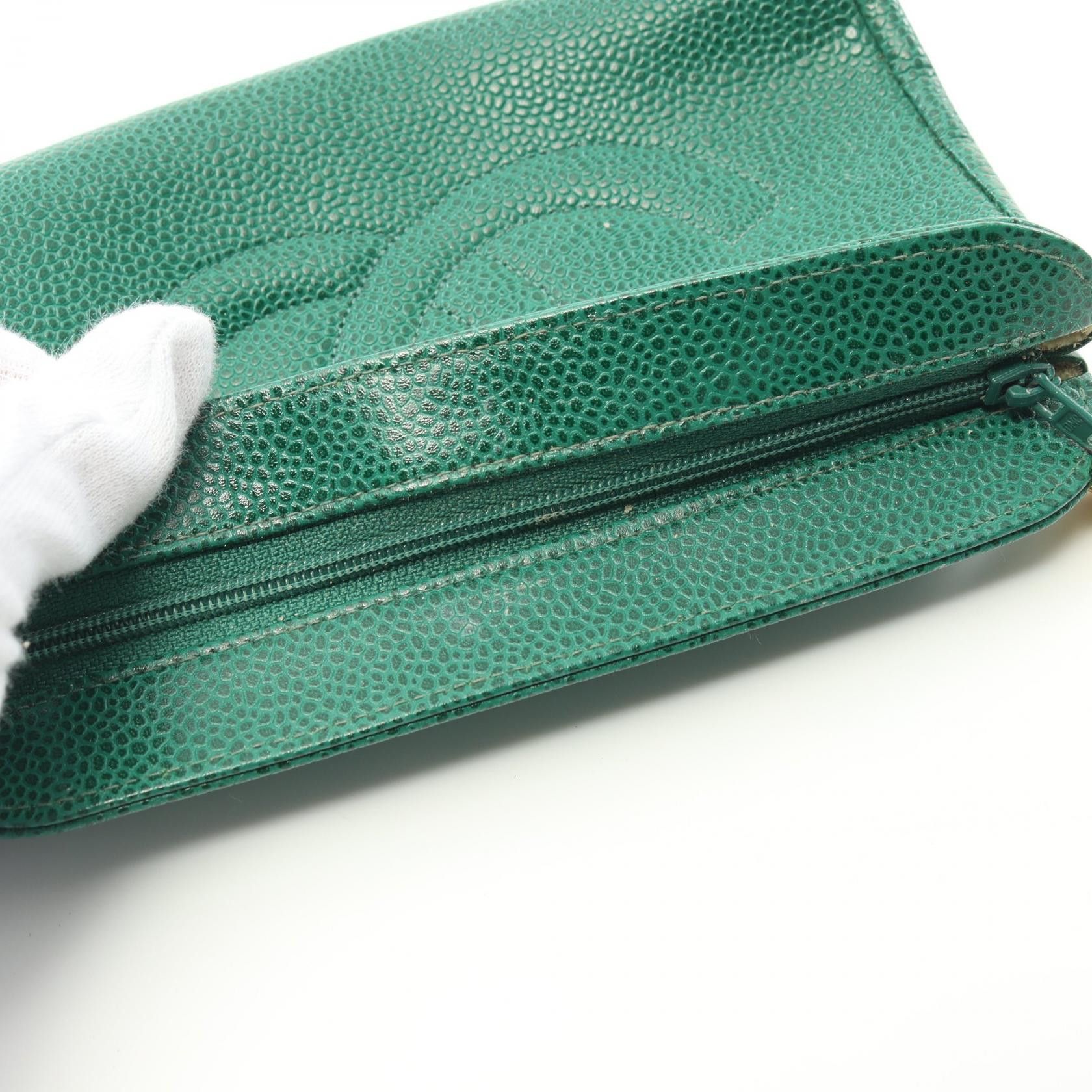 Chanel Chanel Chanel Deauville Leather Pouch Leather Other Size ONE SIZE - 6 Thumbnail