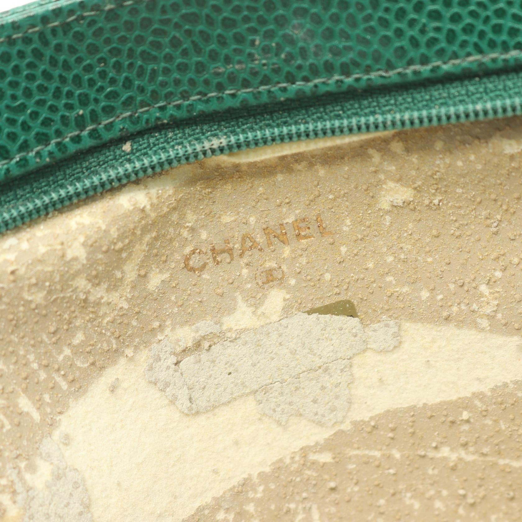 Chanel Chanel Chanel Deauville Leather Pouch Leather Other Size ONE SIZE - 4 Thumbnail
