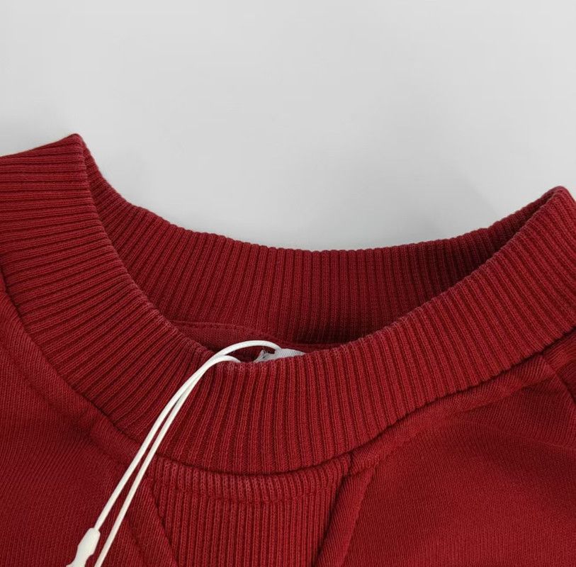 Loewe Loewe Red Cotton Long Sleeve Sweatshirt 0089 Size XS / US 0-2 / IT 36-38 - 6 Thumbnail