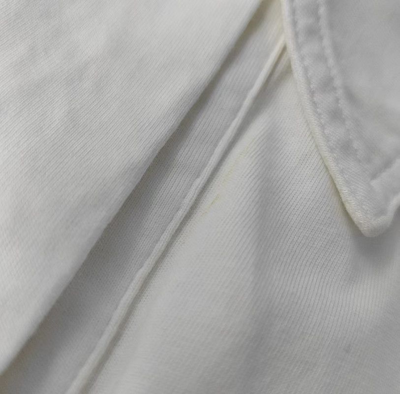 Loewe Loewe White Cotton Short Sleeve Top 0089 Size XS / US 0-2 / IT 36-38 - 7 Thumbnail