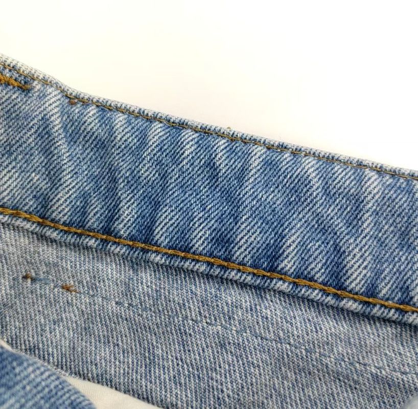 Loewe Loewe Light Blue Cotton Jeans for Women 0089 Size 22" - 5 Thumbnail