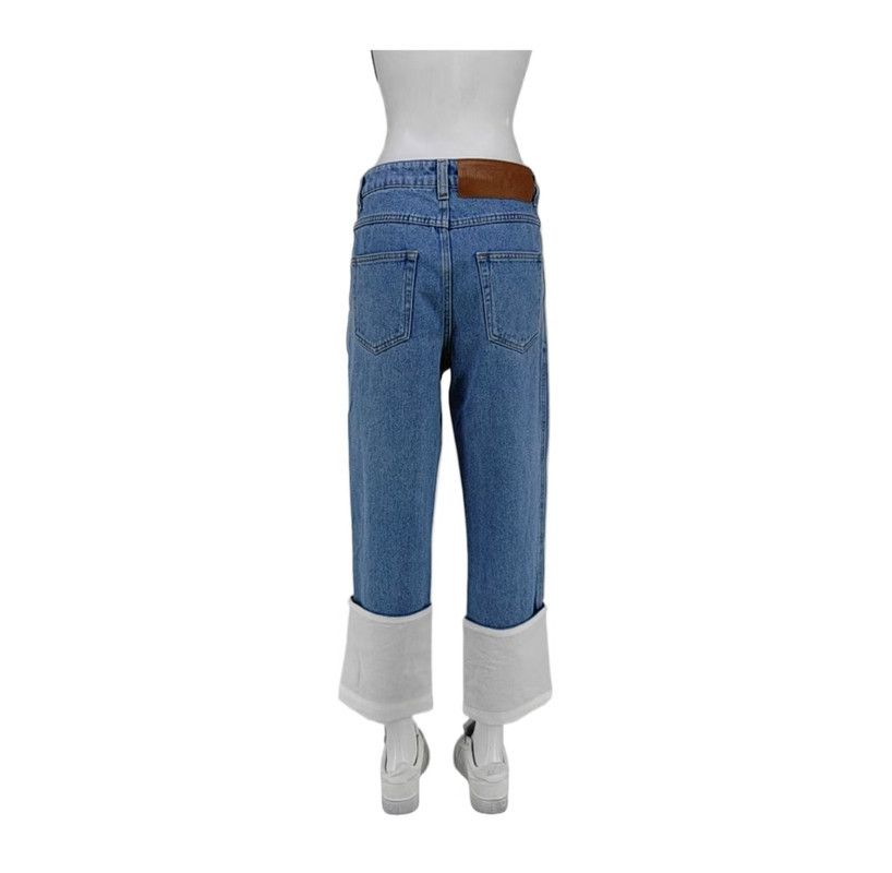 Loewe Loewe Light Blue Cotton Jeans for Women 0089 Size 22" - 2 Thumbnail