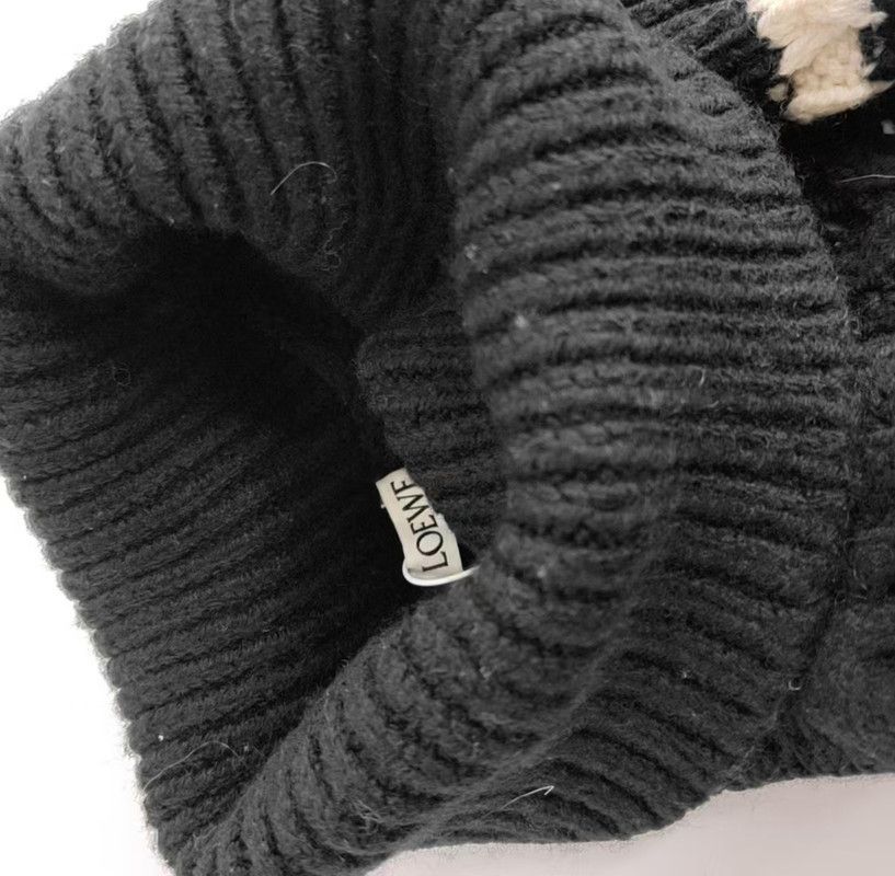 Loewe Loewe Black Wool Striped Long Sleeve Sweater 0089 Size M / US 6-8 / IT 42-44 - 5 Thumbnail