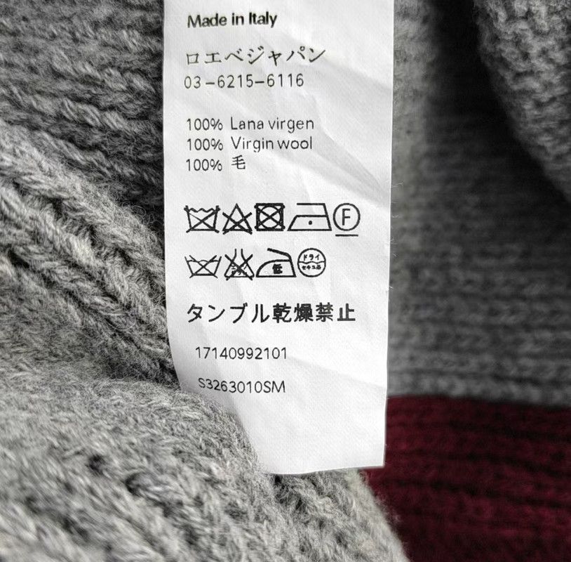 Loewe Loewe Stylish Long Gray Wool Coat for Women 0089 Size XXS / US 00 / IT 34 - 4 Thumbnail