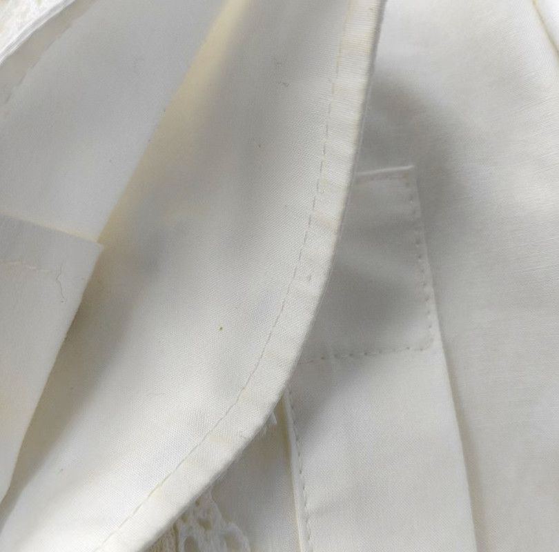 Loewe Loewe Spring Autumn White Cotton Women's Shirt 0089 Size S / US 4 / IT 40 - 6 Thumbnail