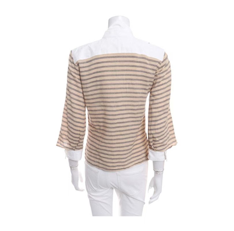 Loewe Loewe Brown Cotton Long Sleeve Shirt for Women 0089 Size XS / US 0-2 / IT 36-38 - 2 Thumbnail