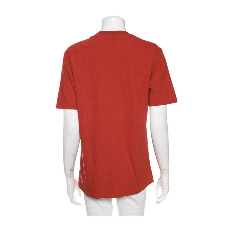 Loewe Loewe Red Cotton Graphic Short Sleeve T-Shirt 0089 Size S / US 4 / IT 40 - 2 Thumbnail