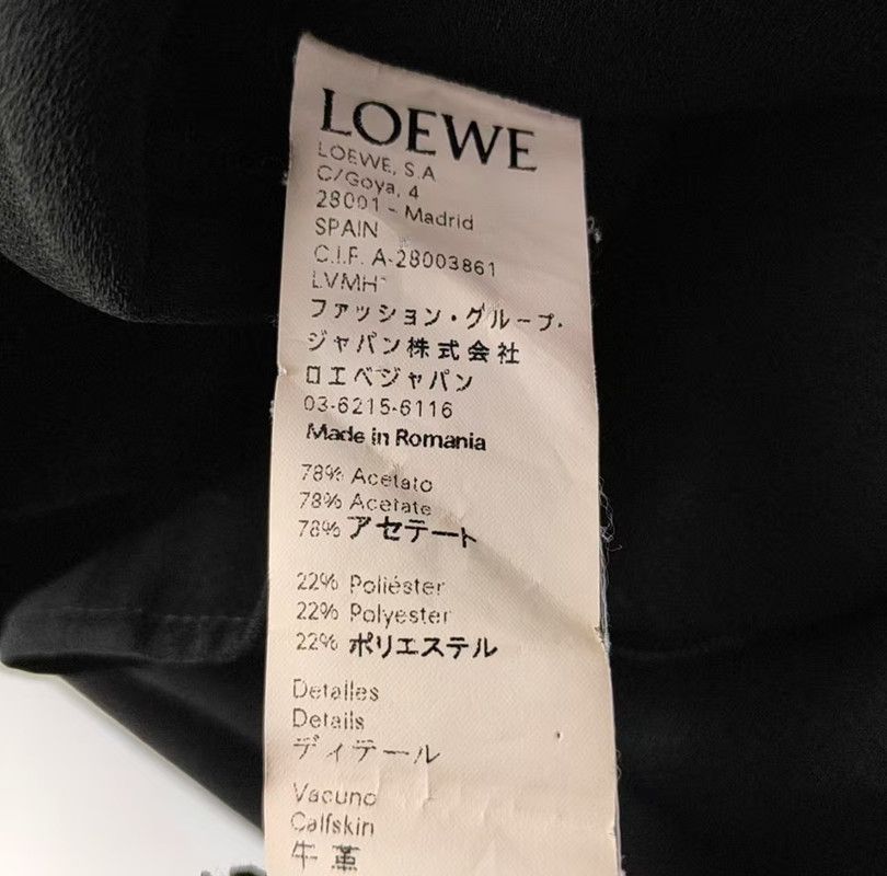 Loewe Loewe Black Summer Sleeveless Dress 0089 Size S / US 4 / IT 40 - 3 Thumbnail